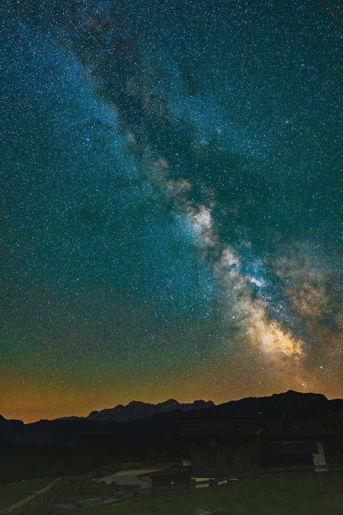 milky way, galaxy, starry sky, universe, stars, night sky, heaven, cosmos, night, landscape, star park, winklmoosalm, upper bavaria